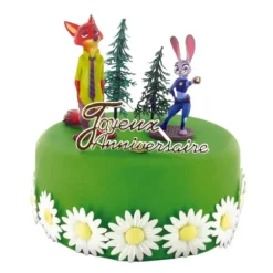 Cerf Dellier Kit décor gâteau Zootopie Discount