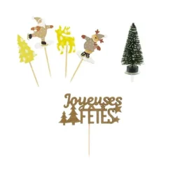 Cerf Dellier Kit décor Noël en bois Hot