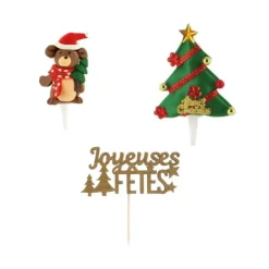 Cerf Dellier Kit décor ours de Noël résine Best