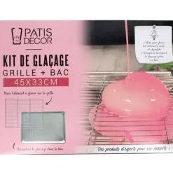 Cerf Dellier Kit de glaçage grille + bac 45 x 33 cm Clearance