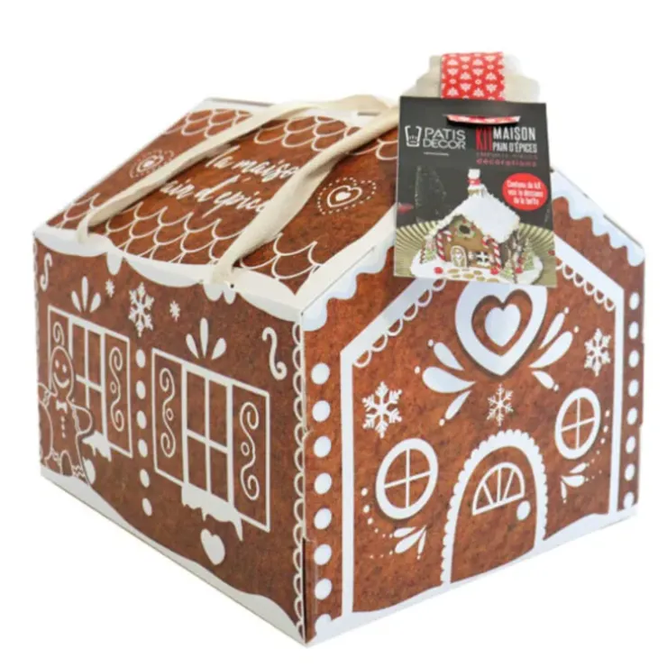 Cerf Dellier Kit Maison Pain d'Epices emporte-pièces et ingrédients Discount