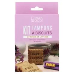 Cerf Dellier Kit tampons à biscuits chiffres et lettre Outlet