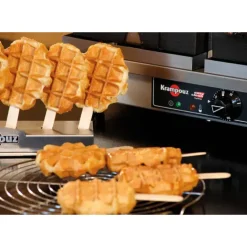 Cerf Dellier Krampouz gaufrier double 4 sucettes Hot