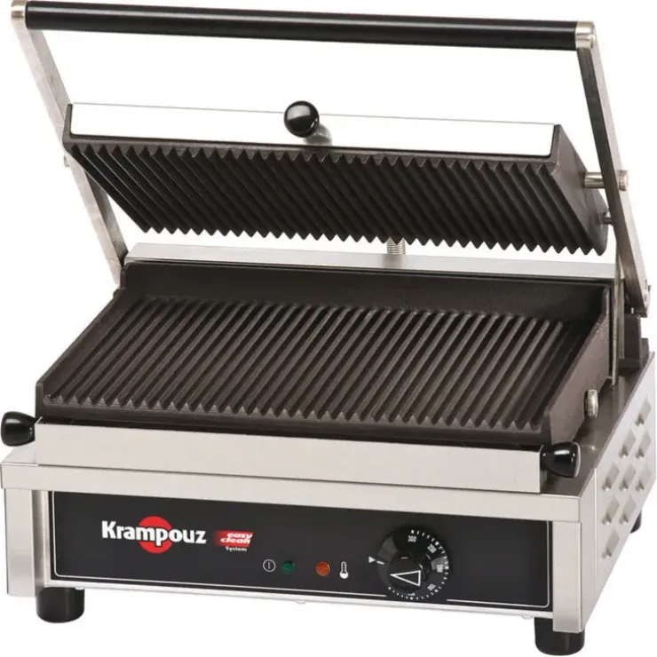 Cerf Dellier Krampouz grill fonte rainurée amovible simple 2,6 KW Online
