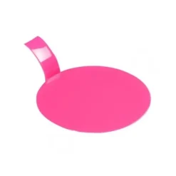 Cerf Dellier Languette ronde plastique fuchsia (x 100) Hot
