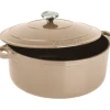 Cerf Dellier Le Chasseur cocotte ronde avec couvercle ""marron glacé"" 18 cm Clearance