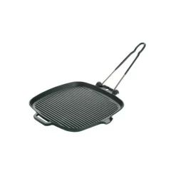 Cerf Dellier Le Chasseur grill carré à poignée 25 x 25 cm Outlet