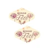 Cerf Dellier Losanges azyme Bonne Fête (x24) Online