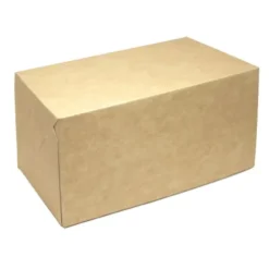 Cerf Dellier Lot de boîte à buche en kraft (x25) - 30 x 11,5 x 10,5 cm New
