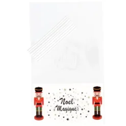 Cerf Dellier Lot sachets motif Casse-Noisettes + liens - 14 x 23 cm (x10) Online