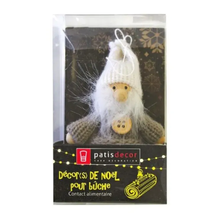 Cerf Dellier Lutin de Noël gris Clearance