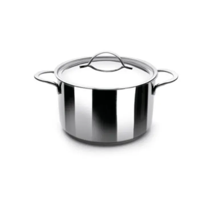 Cerf Dellier Marmite inox avec couvercle Hot