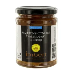Cerf Dellier Marrons confits d'Aubenas au sirop Imbert 370 g Clearance