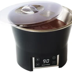 Cerf Dellier Matfer Caloribac rond C3 digital de 25 à 90° c capacité 3,5 litres 24 cm