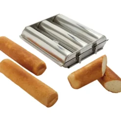 Cerf Dellier Matfer pain de mie rond triple inox 30 cm diamètre 7 cm 300 g Discount