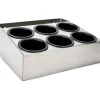 Cerf Dellier Matfer roll box inox 6 bols 38x36 cm Outlet
