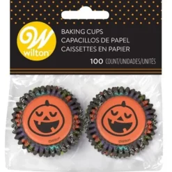 Cerf Dellier Mini caissette cupcake citrouille Wilton (x100) Sale
