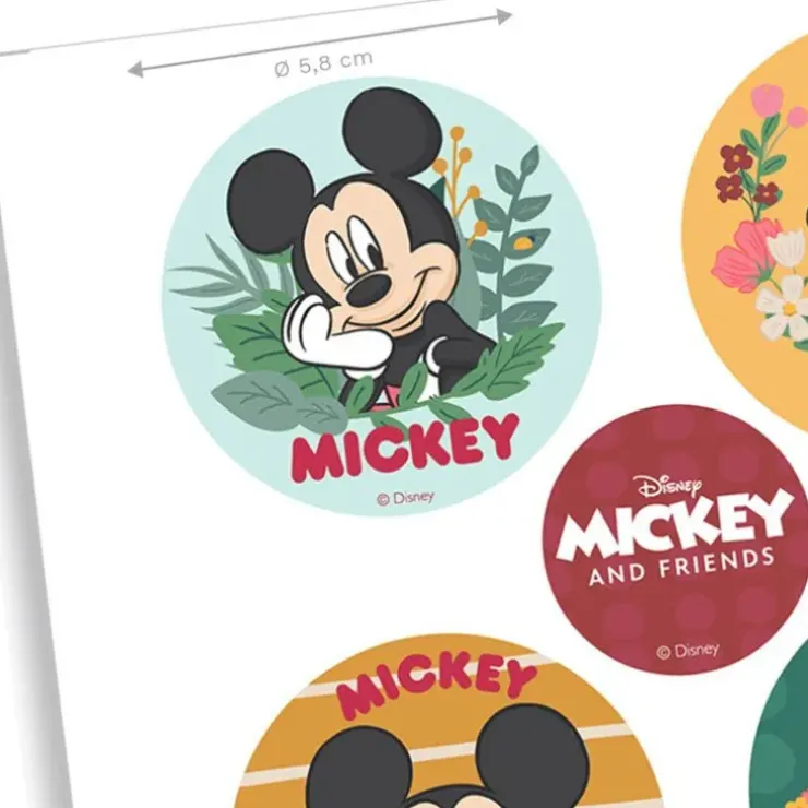 Cerf Dellier Mini disques azyme Mickey Minnie (x6) New