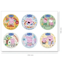 Cerf Dellier Mini disques azyme Peppa Pig (x6) Outlet