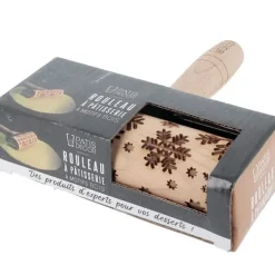 Cerf Dellier Mini rouleau empreintes Flocons de neige Discount