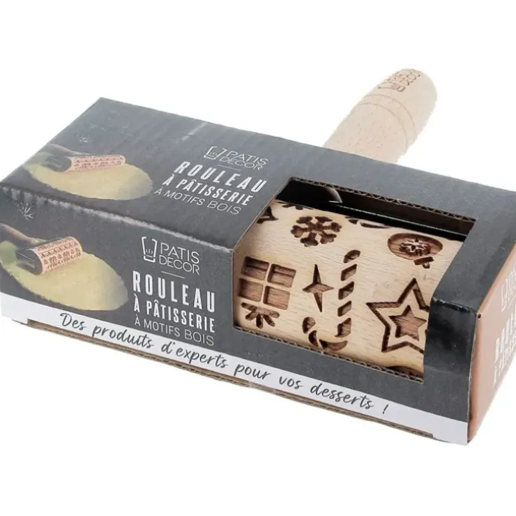 Cerf Dellier Mini rouleau empreintes Noël