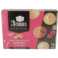Cerf Dellier Mini tartelettes sablées au beurre (x 12) Online