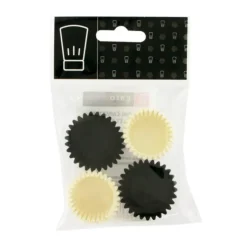 Cerf Dellier Mini-caissettes de cuisson noires et blanches (x80) Online