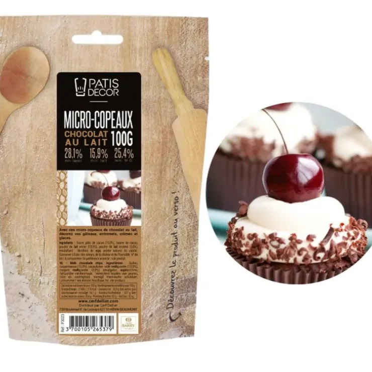 Cerf Dellier Mini-copeaux de chocolat au lait 100 g Online