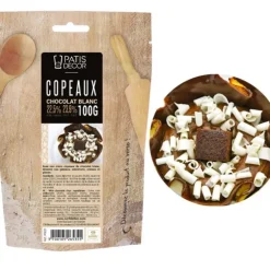 Cerf Dellier Mini-copeaux de chocolat blanc 100 g Clearance
