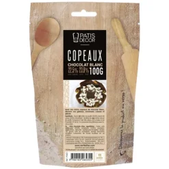 Cerf Dellier Mini-copeaux de chocolat blanc 100 g Clearance