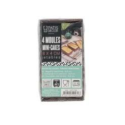 Cerf Dellier Mini-moules à cake jetables (x4) Outlet