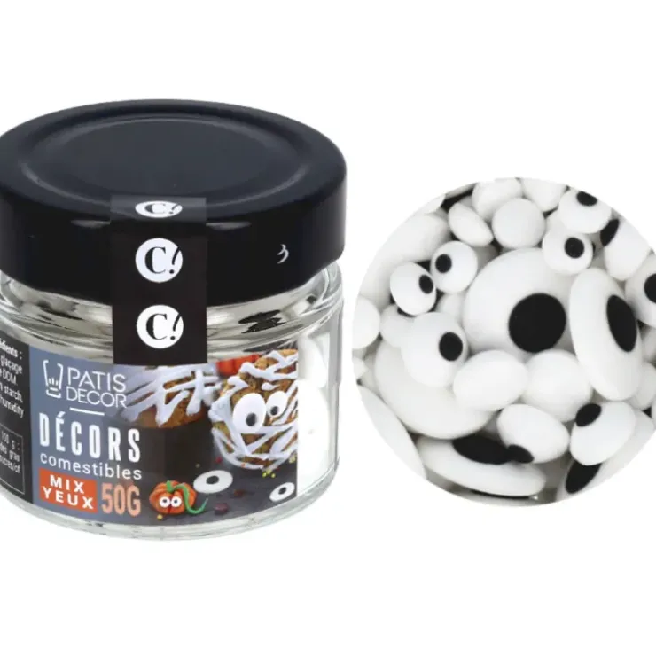 Cerf Dellier Mix yeux comestibles 50 g