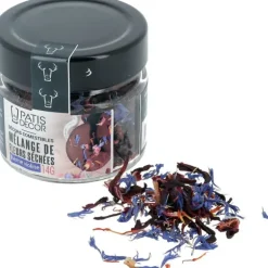 Cerf Dellier Mélange de fleurs séchées violines 14 g Sale