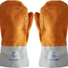 Cerf Dellier Moufles de protection en croûte cuir 10 cm