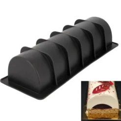 Cerf Dellier Moule à bûche lisse silicone 30 cm Discount