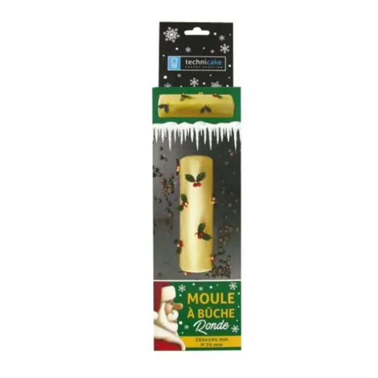 Cerf Dellier Moule à bûche ronde PVC Best