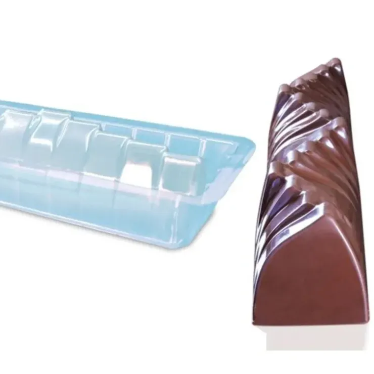 Cerf Dellier Moule à bûche vague en PVC (x 12) New