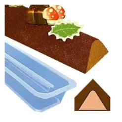 Cerf Dellier Moule à bûchette triangle en PVC (x 12)