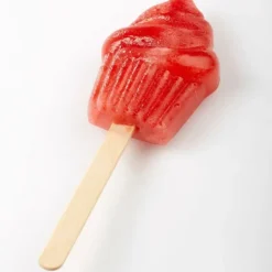 Cerf Dellier Moule à esquimaux silicone Cupcake + 50 bâtons