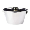 Cerf Dellier Moule à flan avec couvercle inox Ø 16 cm Discount