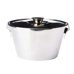 Cerf Dellier Moule à flan avec couvercle inox Ø 16 cm Discount