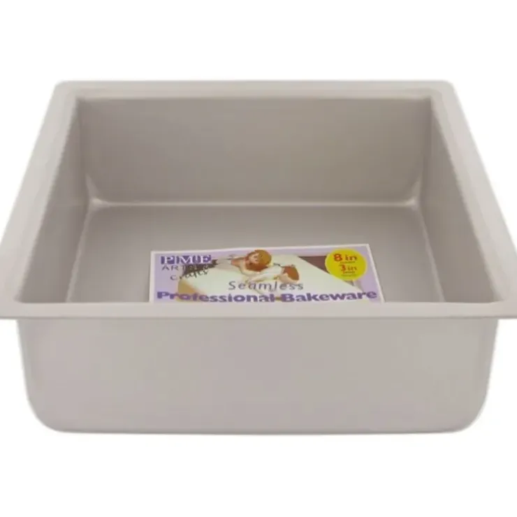 Cerf Dellier Moule à gâteau carré PME Hauteur 7,5 cm Discount
