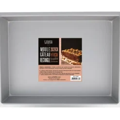 Cerf Dellier Moule à gâteau rectangulaire 28 x 39 cm H 10,2 cm New