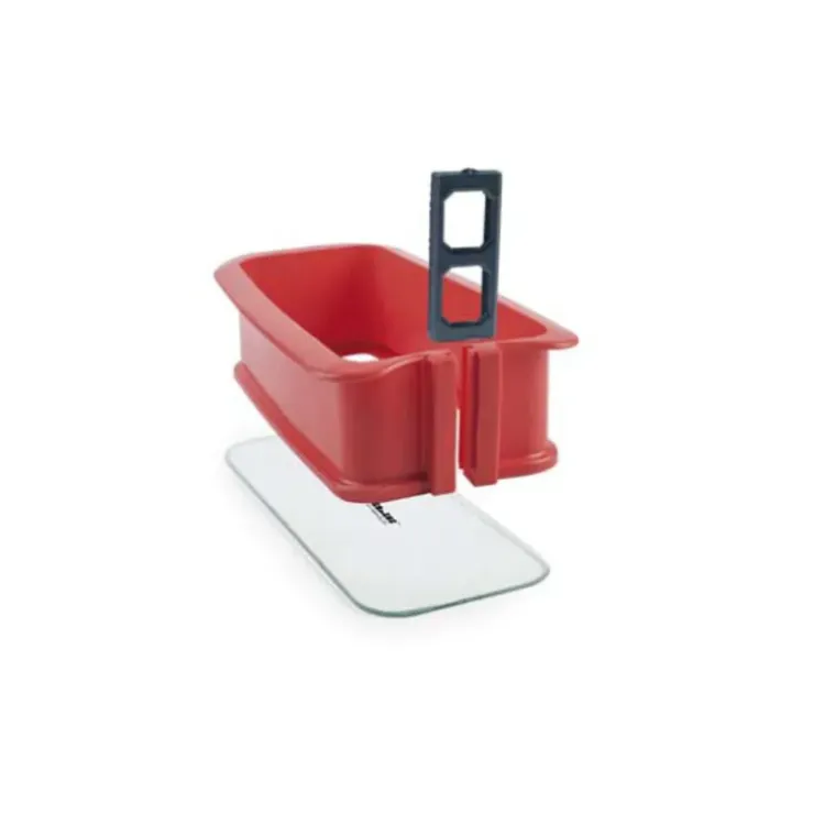 Cerf Dellier Moule à manqué démontable rectangulaire silicone base en verre Best