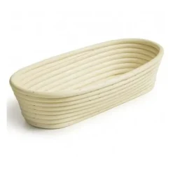 Cerf Dellier Moule à pain ovale en osier 27 x 13 cm