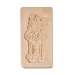 Cerf Dellier Moule à spéculoos en bois Saint Nicolas New
