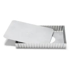 Cerf Dellier Moule à tarte carré antiadhésif avec fond amovible Hot