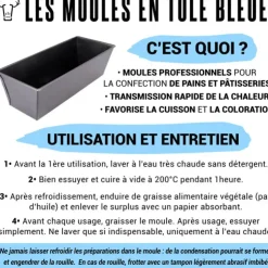 Cerf Dellier Moule à tarte tôle bleuie - Ø 23,5 cm Clearance