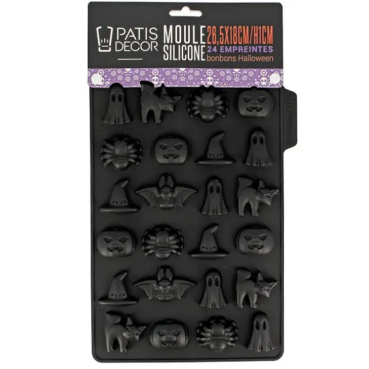 Cerf Dellier Moule bonbons Halloween en silicone New