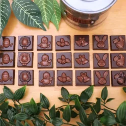 Cerf Dellier Moule carrés chocolat napolitains Pâques Discount